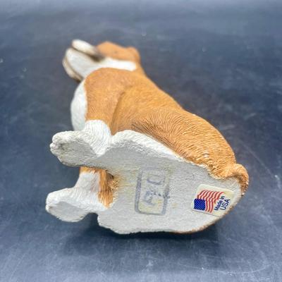 Boxer Dog Sandicast Figurine and Refrigerator Magnet Photo