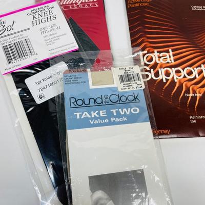 Vintage Lot: Panty Hose and Knee-Highs Nylons