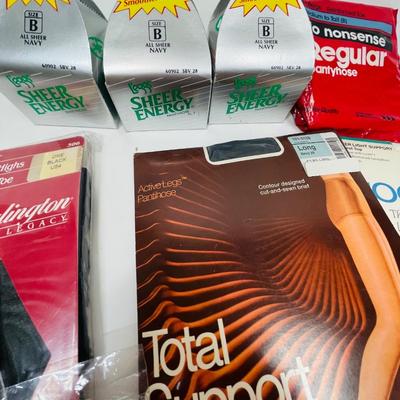 Vintage Lot: Panty Hose and Knee-Highs Nylons