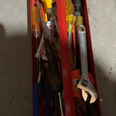 Tool lot with metal table