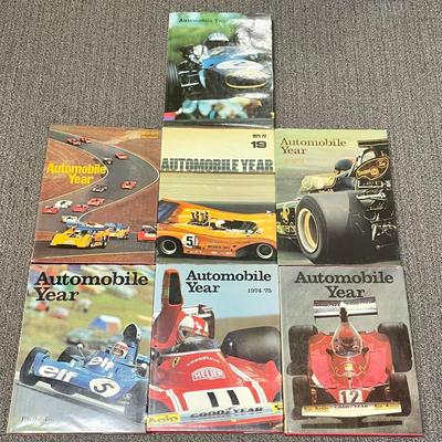 Automobile Year Books - 7 Volumes