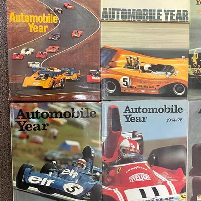 Automobile Year Books - 7 Volumes