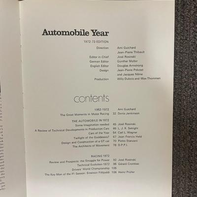 Automobile Year Books - 7 Volumes