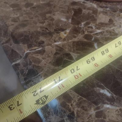 Thomasville Marble Top Serpentine Design Buffet (No Contents)