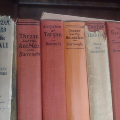 Set of Eleven Early Print Editions of Tarzan the Ape Man and Other Adventures by Edgar Rice Burroughs (U) #1