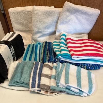Towels, hand towels, wash cloths