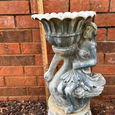 Swan fairy garden statue