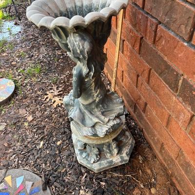 Swan fairy garden statue
