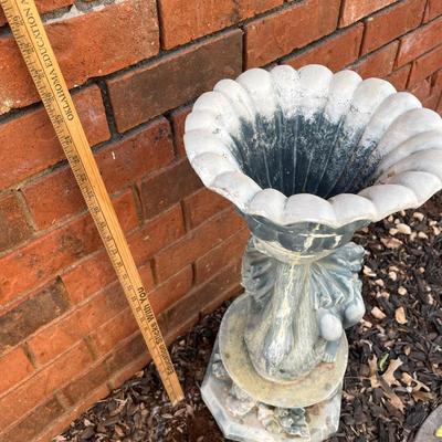 Swan fairy garden statue