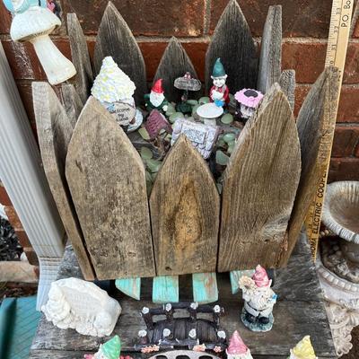 Mini garden gnome village