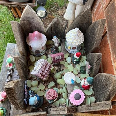Mini garden gnome village