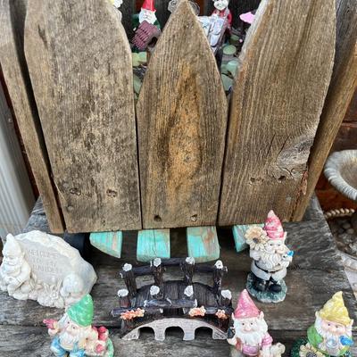 Mini garden gnome village
