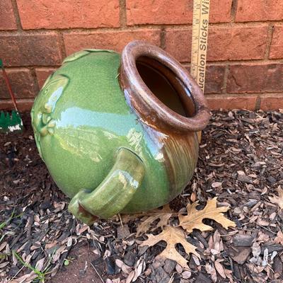 Frog ceramic planter