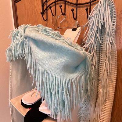Socks, scarfs, Envy cuffs, and storage unit