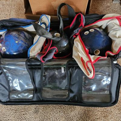Storm STREAMLINE 3 Ball Roller Bowling Bag with 3 Balls