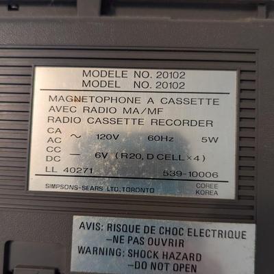 Yamaha Electronic Keyboard Clavier Electronique Sears Radio RCA Cassette Recorder