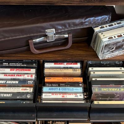 Vintage Records, 8-Tracks and Cassettes Lot