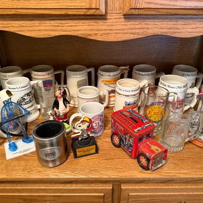 Firefighter Steins Lot