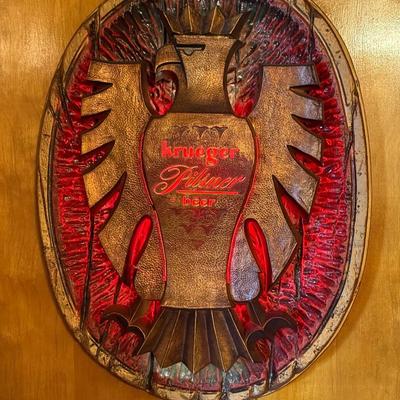 Krueger Pilsner Lighted Sign