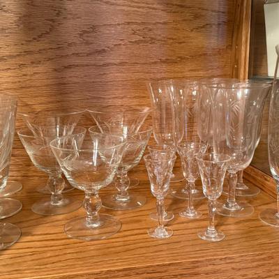 Misc Crystal and Glass Lot