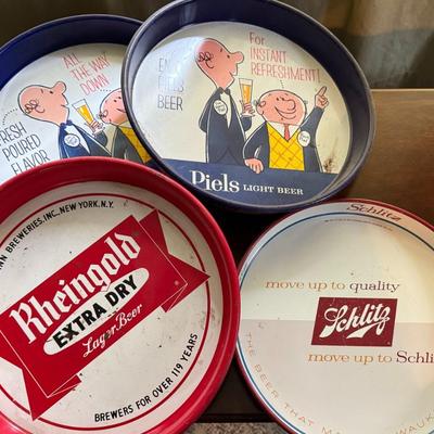 Vintage Bar Trays
