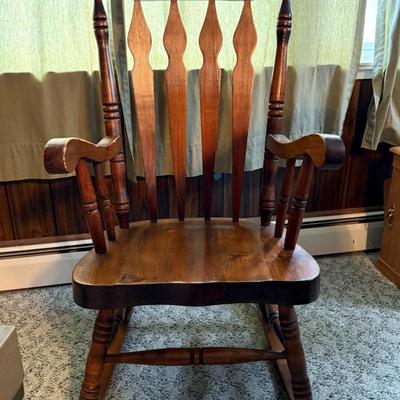 Solid Wood Large Rocker
