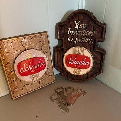 Schaefer Beer Signs