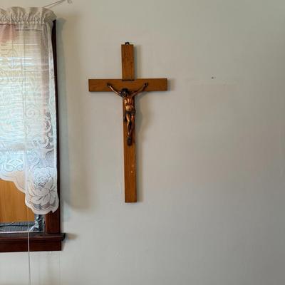 Large Wood Crucifix