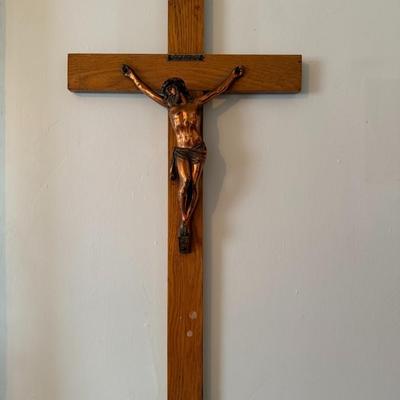 Large Wood Crucifix