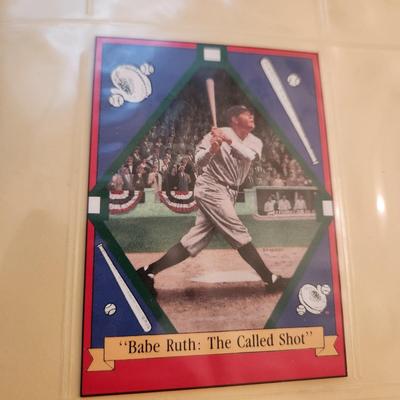 Baseball Card Binder Filled with Miscellaneous Cards