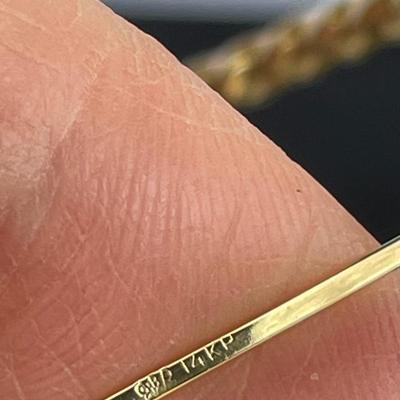 14K Yellow Gold Bangle Bracelet
