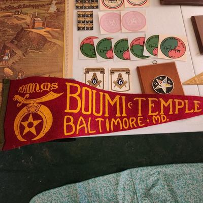 Lot of Mason Masonic Boumi Temple Baltimore Tall Cedars