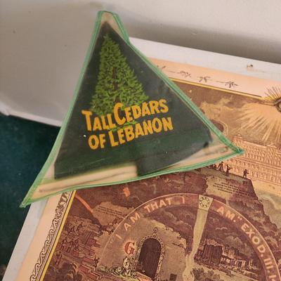 Lot of Mason Masonic Boumi Temple Baltimore Tall Cedars