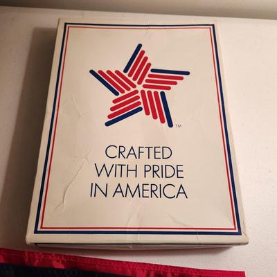 2 American Flags 1 3x5 in box & 1 5x8