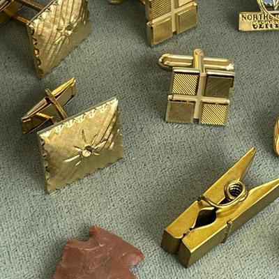 Cufflinks, Arrowhead, Fraternal Pins