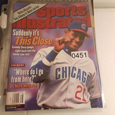 Mark McGwire Sammy Sosa 1998 Breaking the Home Run Record plus Magazines