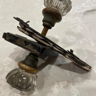 Clear vintage door handle