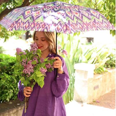 Fragonard Purple The Lilas Umbrella - Travel Umbrella w/Case