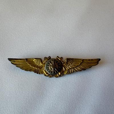 1/20 10KG on S - AMICO LAPEL PIN - WWII U.S. NAVAL NAVIGATOR PIN