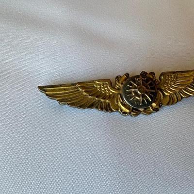 1/20 10KG on S - AMICO LAPEL PIN - WWII U.S. NAVAL NAVIGATOR PIN