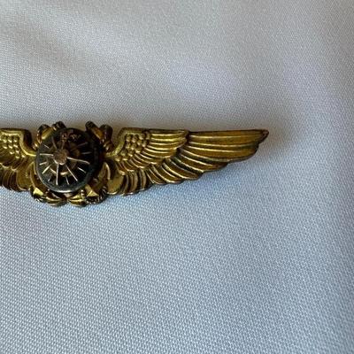 1/20 10KG on S - AMICO LAPEL PIN - WWII U.S. NAVAL NAVIGATOR PIN