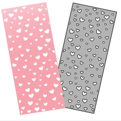 Heart Shaped Hollow Frame Cutting Dies Metal Scrapbooking Stencils Tool DIY Emboss Paper Card Making