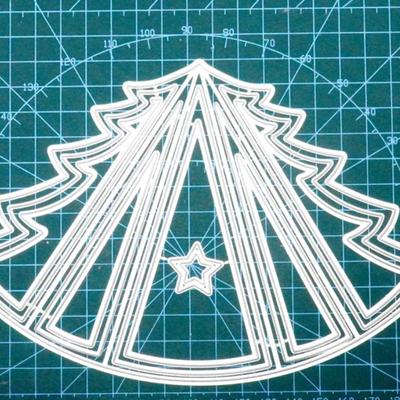 Foldable Christmas Tree Metal Cutting Dies for Scrapbooking, Card Making & Crafts