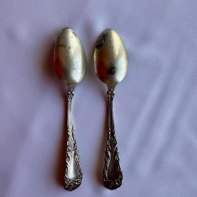 ANTIQUE STERLING SILVER SPOONS