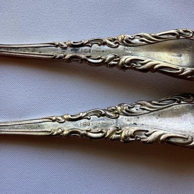 ANTIQUE STERLING SILVER SPOONS