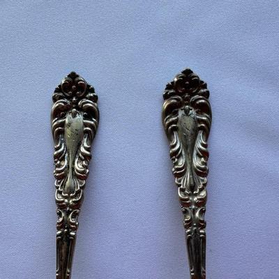 ANTIQUE STERLING SILVER SPOONS