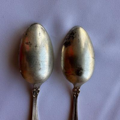 ANTIQUE STERLING SILVER SPOONS