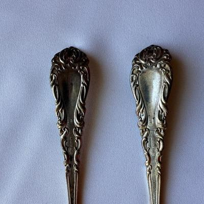 ANTIQUE STERLING SILVER SPOONS