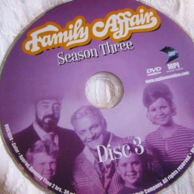 Family Affair Season 3, 5 DVDs