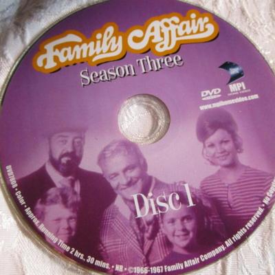 Family Affair Season 3, 5 DVDs